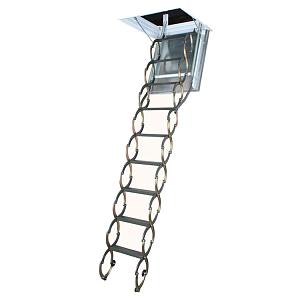 Купить Чердачная лестница Fakro LSF огнестойкая металлическая 70х120х(280-300)см в Иркутске