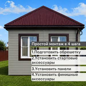 Docke ПРЕМИУМ Сайдинг D6S Брус 3600х300 1.08м2  — Пихта