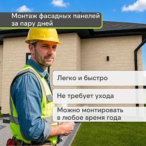 Панель Docke СТАНДАРТ БУРГ 1070x470мм 0.42м2  — Кремовый