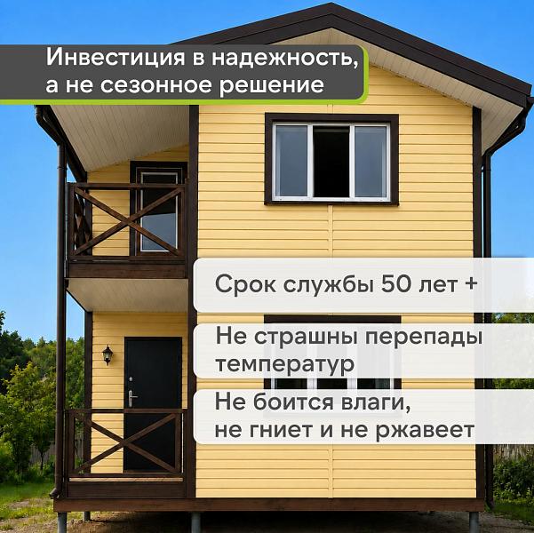 Docke ПРЕМИУМ Сайдинг D4.5D 3600х232мм 0.84м2 Лимон