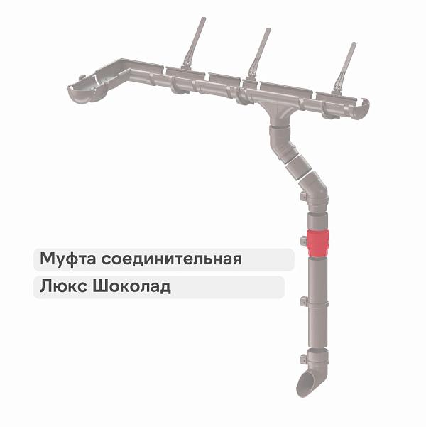 Docke ЛЮКС Муфта соединительная Шоколад