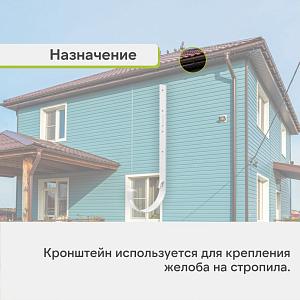 Docke ПРЕМИУМ Кронштейн желоба металлический 300мм  — Пломбир