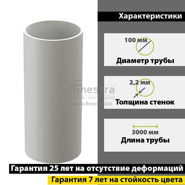 Docke LUX Труба водосточная 3000мм