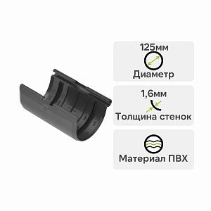 Муфта желоба Альта-Профиль "Элит" ПВХ — Графит Муфта желоба Альта-Профиль "Элит" ПВХ — Графит